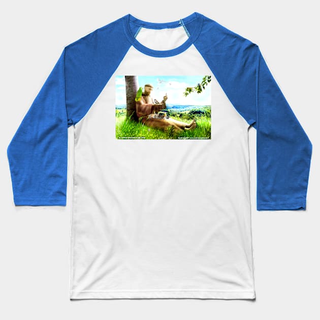 Saint Francis and the sermon-preaches to the birds Baseball T-Shirt by Andrea Matarazzo